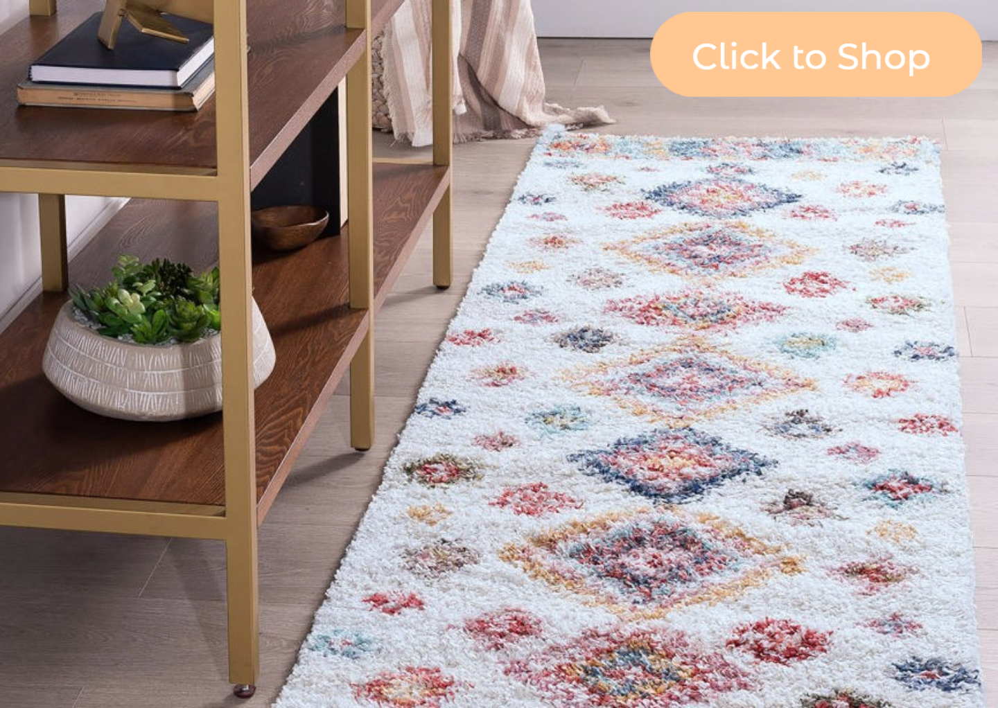 Miramar Shag Geometric Area Rug