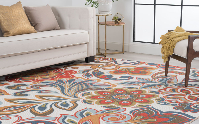 Dede Transitional Floral Area Rug